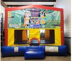 BLUEY 2 IN 1 MODULE JUMPER - basketball hoop included